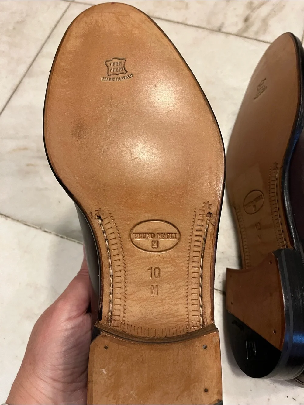 Men’s Bruno Magli Brown Leather Shoes